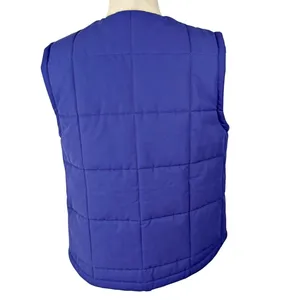 Nike Air Jordan Loose Fit Purple Quilted Puffy Gilet Vest Jump Man thumbnail 3