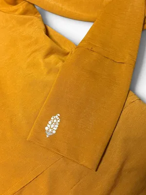 Free People Movement Medium Russet Orange Long Sleeve High Low Workout Top thumbnail 6