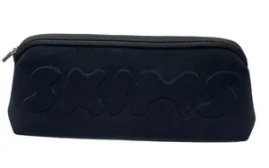 SKIMS Kim Kardashian Black Neoprene Soot Travel Pouch thumbnail 1
