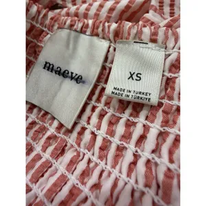 Maeve Halter Striped Romper Resort Beach Retro Preppy Summer Americana NO Belt thumbnail 4