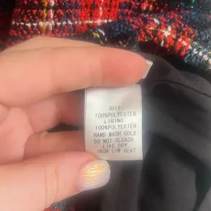 ✨FORE Plaid Holiday Sz Medium Dress✨ Blue thumbnail 11