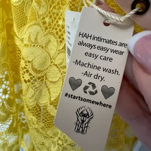 Comin' in‎ HAHT Bodysuit in Lemon free people HAH medium thumbnail 12