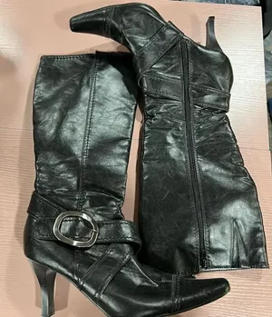 CL by Laundry Montoya Black Boots 9.5 thumbnail 1