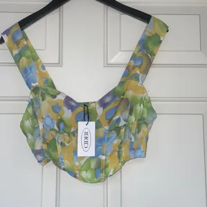 CIDER A Refreshing Summer Corset Crop Top Medium M thumbnail 2