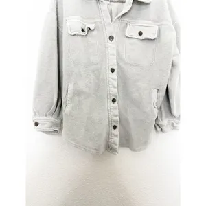 Free People Ruby Jacket in Stone Size Small Oversized Boho Shacket thumbnail 11