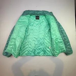 Tek Gear Women's Warm Tek Quilted Puffer Jacket Aqua Green Space Dye thumbnail 4