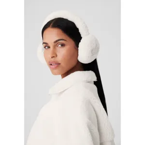 Alo Yoga Sherpa Ear Muffs Ivory thumbnail 3
