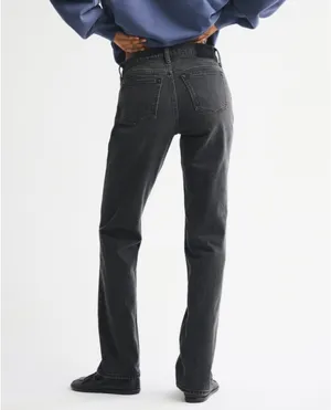 Abercrombie Mid-Rise 90s Straight Jeans thumbnail 2