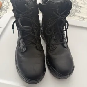 5.11 Tactical Women's ATAC 2.0 6" Side Zip Black Leather Quarter Boot Size 8.5 thumbnail 3