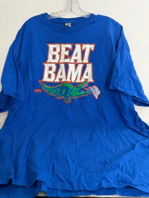 Gildan Florida Gators Royal Blue 'Beat Bama' Graphic Tee thumbnail 1