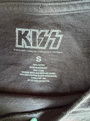 Kiss Black Vintage Tour Graphic Tee thumbnail 2