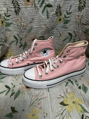 Converse Chuck Taylor Hi Lift Platform High Top Pink Sneakers thumbnail 2