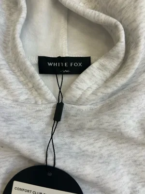 White Fox Grey Comfort Club Hoodie New thumbnail 7