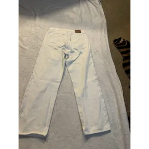 Levi's PremiumJeans Women's White RibCage Straight Jeans Size 31 thumbnail 16