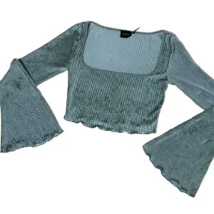 Urban Outfitters Out From Under Velvet Ribbed Square Neck Size Small Green thumbnail 1