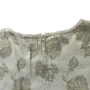 90s Sundance Catalog Vintage Floral Jacquard Maxi Dress M boho Cottage Romantic thumbnail 10