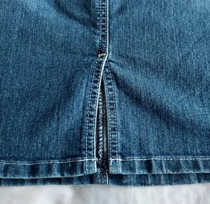 Earl Jean Denim Skirt 10 Festival Boho Western Cowgirl Rodeo Punk Grunge Emo Y2K thumbnail 5