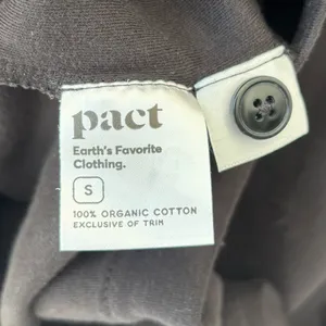Pact Organic Cotton Airplane Relaxed Blazer Sweater Black Button Front Comfort thumbnail 11
