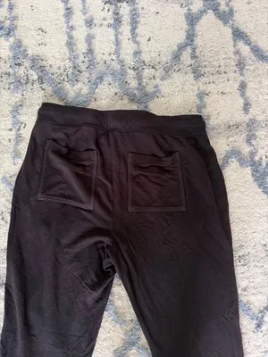 Black LOFT loose fitted lounge pants (size small) thumbnail 3