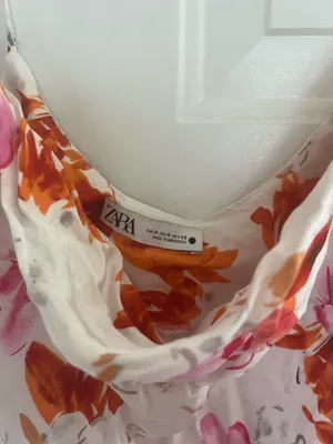 ZARA Dress Floral Mini thumbnail 3