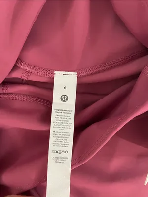 Lululemon NWT Wunder Under SmoothCover High Rise Tights 25” Washed Mauve size 6 thumbnail 7