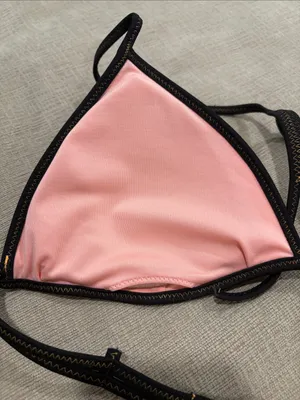Orange Triangl Bikini Top and Bag FLAW thumbnail 5