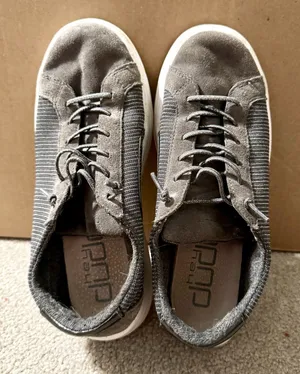 Hey Dude Women Size 9 Kenina Sparkling Grey‎ Laced Slip On Comfort Casual Summer thumbnail 1