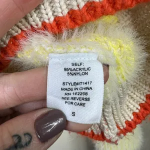 Free People Bucket List Sunbrite Yellow Eyelash Chunky Knit Turtleneck Sweater thumbnail 11