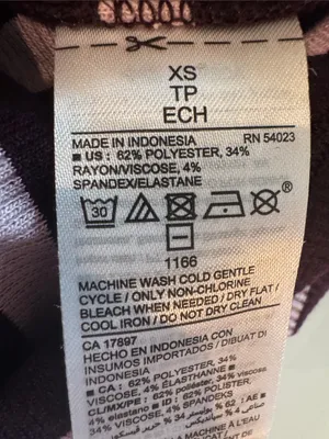 Old Navy Striped Mock-Neck Long Sleeve Shirt in Plum and Pink ! thumbnail 4