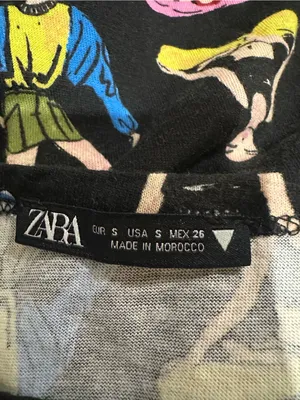 Zara Active Girl Cartoon Print Boxy Tee – Size Small thumbnail 11