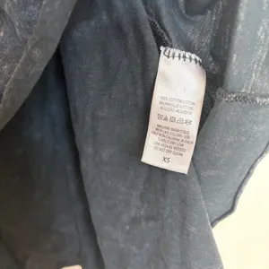 We The Free Free People‎ Heart Beat Graphic Tank Top Acid Wash Black XS thumbnail 4