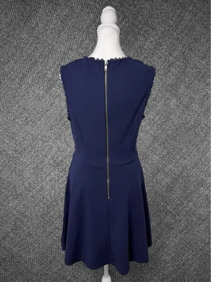 Speechless Navy Lace Fit And Flare Dress thumbnail 8