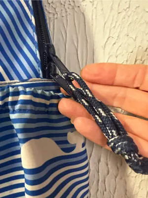 Vineyard Vines Whale Blue and White striped Backpack thumbnail 6