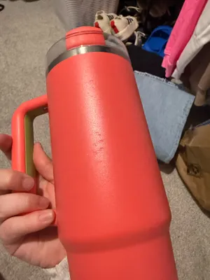Stanley Quencher H2.0 30 oz FlowState tumbler Hibiscus colorway thumbnail 4