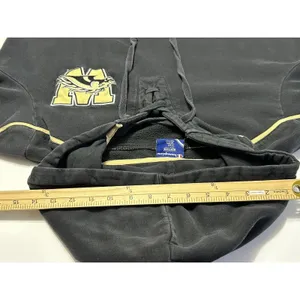 Champion WMU Western Michigan Broncos XXL Lace Up Hockey Hoodie Sweatshirt thumbnail 11