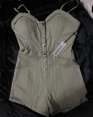 Haute Monde Army Green Romper thumbnail 1