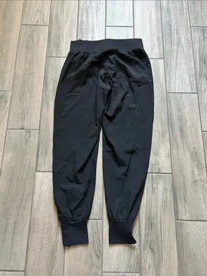 Target Black Women's Jogger Sweatpants with Cuffed Ankles thumbnail 4