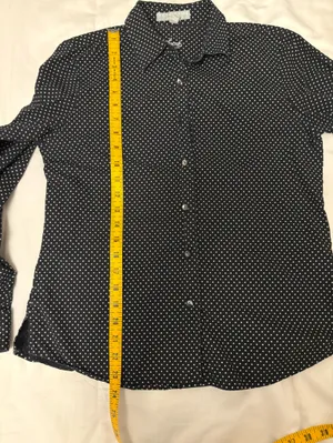Black Polka Dot Button-Up Shirt thumbnail 7