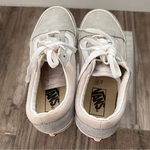 Unisex Vans Gray /Off White Sueden Lace Up Sneaker Shoes Womens :7 Mens:5.5 thumbnail 13