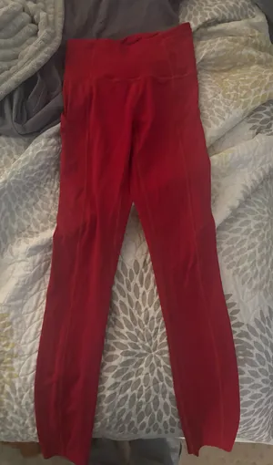 Red Lululemon Align High-Rise Pants 25" thumbnail 1