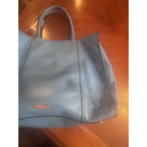 REBECCA MINKOFF BLUE LEATHER TOTE Bag thumbnail 13
