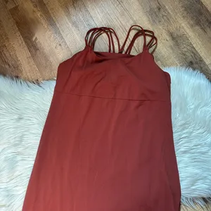 ATHLETA Hyper Focused Bra Dress In Powervita In Dried Cinnamon thumbnail 3