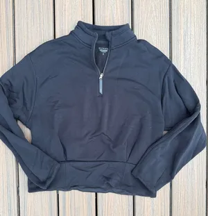 Athleta Black Half-Zip women’s Sweater thumbnail 1
