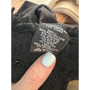 Evereve Winona Black Tweed Vest size small thumbnail 9