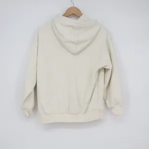 Cream Heart Graphic Pullover Hoodie Sweatshirt Pink Hearts Size M thumbnail 6