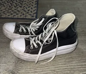 Converse black high top platforms thumbnail 1
