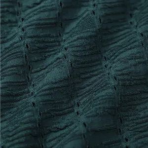 Berlook Dark Green Textured Halter Bikini Top & Bottom thumbnail 8