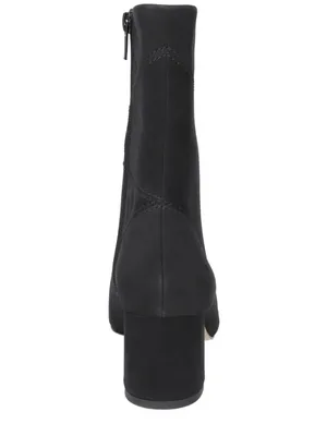 NWOB Bella Vita Classic Black Mid-Calf Block Heel Boots Size 10 Wide thumbnail 4