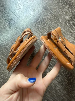 Free People Sloan Buckle Sandals in Cinnamon Clay/Cognac thumbnail 4