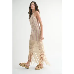 Mable Crochet Maxi NWT size medium Pink thumbnail 4